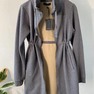 Dunderdon LS21 NWT Women's knee length fleece coat